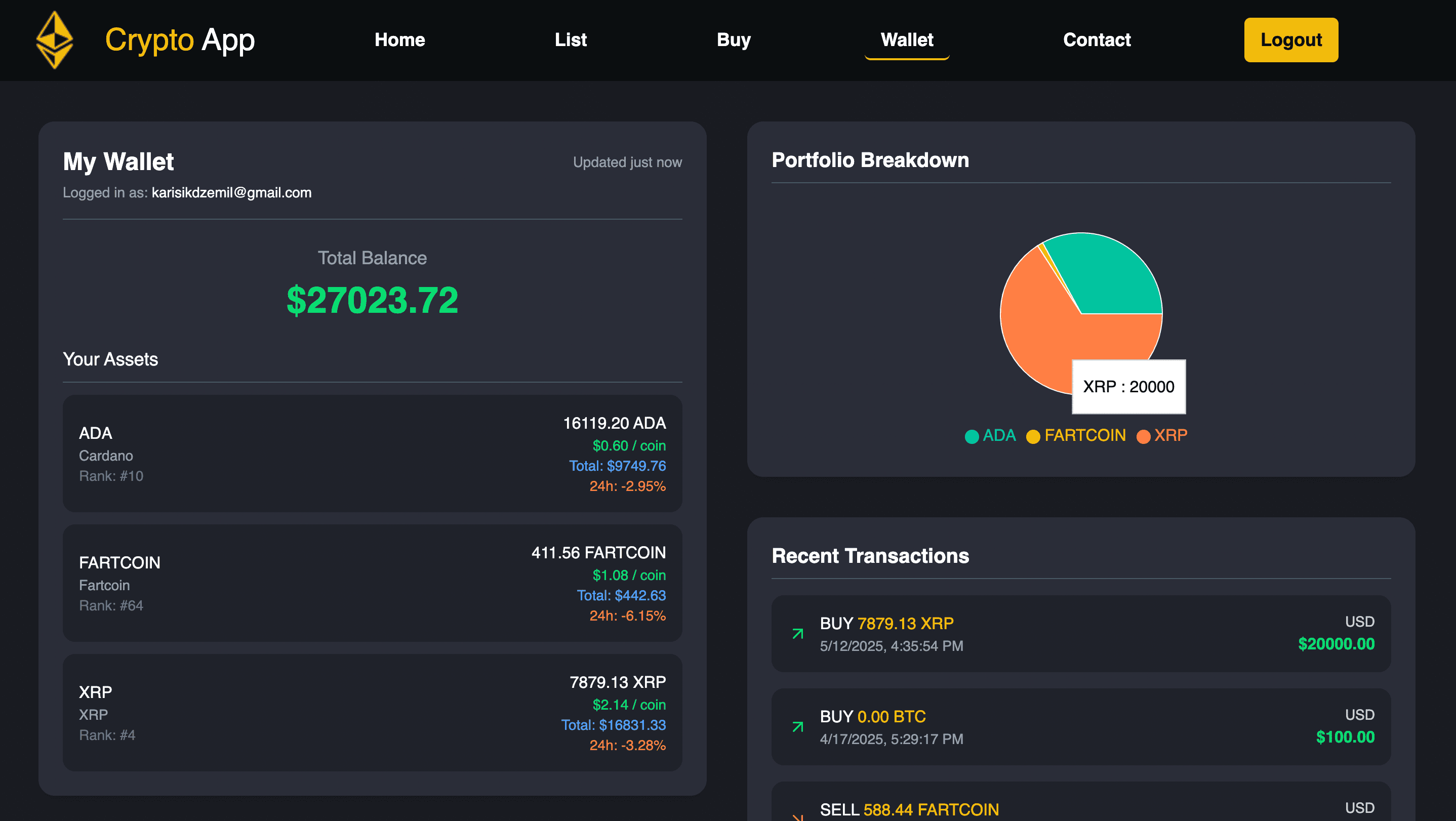 Crypto Exchange Simulator preview